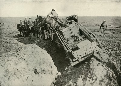 صعوبات النقل في الجبهة ، 1919. بواسطة غير معروف