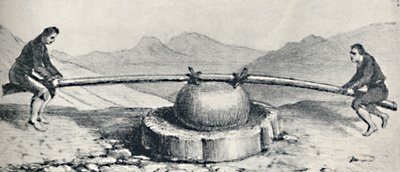 Trapiche أو المطحنة المستخدمة في Lavaderos أو Gold Washings ، c1826 ، 1911 بواسطة غير معروف