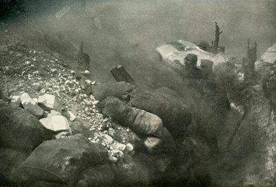 حرب الخنادق في الأرجون ، 1919. بواسطة غير معروف
