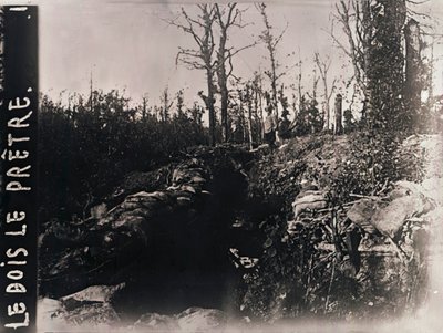 الخنادق ، Bois-le-Prêtre ، لورين ، شمال فرنسا ، c1914-c1918 بواسطة غير معروف