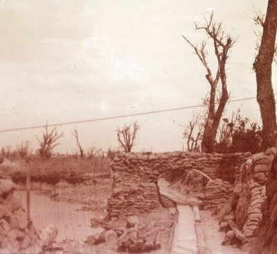 الخنادق ، Diksmuide ، بلجيكا ، c1914-c1918 بواسطة غير معروف