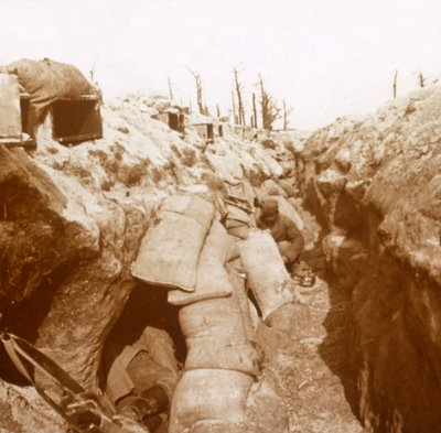 الخنادق في الشمبانيا ، شمال فرنسا ، c1914-c1918 بواسطة غير معروف