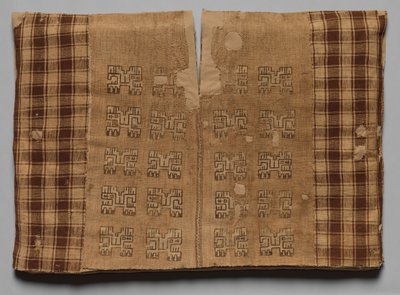 سترة مع حيوانات بروفايل وألواح شطرنج ، 700 ق.م - 650 م. بواسطة غير معروف