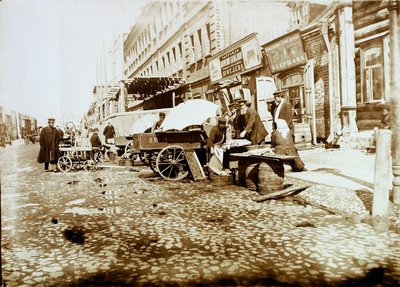 شارع تفرسكايا - يامسكايا ، موسكو ، روسيا ، 1911 بواسطة غير معروف