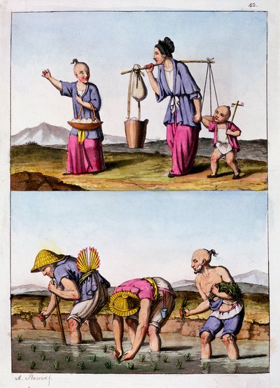 مشهدان صينيان ، c1830 بواسطة غير معروف