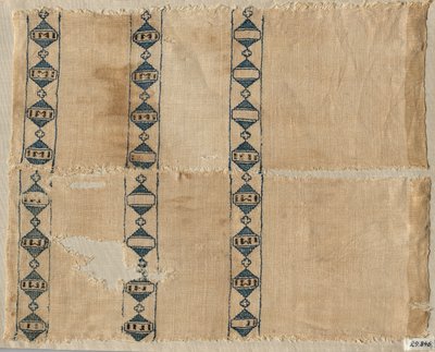 شظيتان من وشاح أو غطاء رأس ، 1300. بواسطة غير معروف