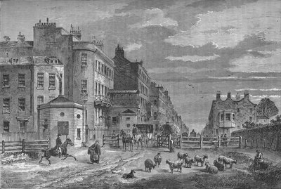Tyburn Turnpike ، وستمنستر ، لندن ، 1820 1878 بواسطة غير معروف