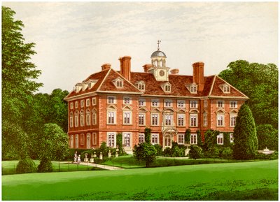 Tyttenhanger Park ، Hertfordshire ، منزل كونتيسة كاليدون ، c1880 بواسطة غير معروف