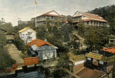 Un Hotel A Kyoto ، فندق في كيوتو ، 1900. بواسطة غير معروف