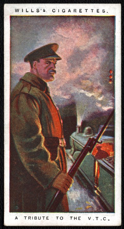 United Kingdom : One of a series of twenty-four cigarette cards published in 1917 by the Imperial Tobacco Company as a tribute to the war effort of the military and civilian forces بواسطة غير معروف