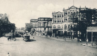 نادي الخدمات المتحدة ، شارع Chowringhee ، كلكتا ، أوائل القرن العشرين. بواسطة غير معروف