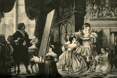 فاندك يرسم أطفال تشارلز الأول ، 1883. بواسطة غير معروف