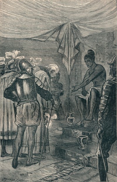 فاسكو دا جاما يزور الملك عام 1904 بواسطة غير معروف