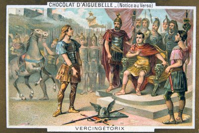 استسلم Vercingetorix إلى يوليوس قيصر ، c46 قبل الميلاد ، القرن التاسع عشر بواسطة غير معروف