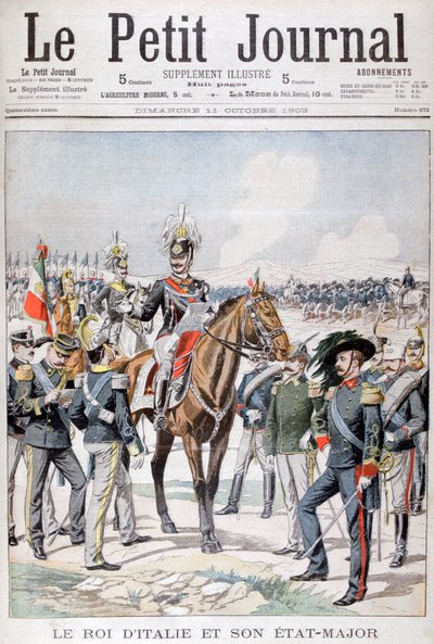 فيكتور عمانويل الثالث ، ملك إيطاليا ورئيس دولته ، 1903 بواسطة غير معروف
