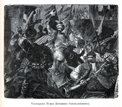 الأتراك المنتصرون يدخلون القسطنطينية ، 1882 بواسطة غير معروف
