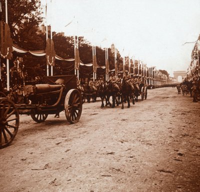 موكب النصر ، باريس ، فرنسا ، c1918-c1919 بواسطة غير معروف
