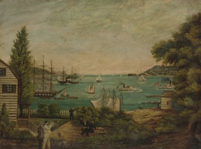منظر من جزيرة ستاتن ، كاليفورنيا. 1855. بواسطة غير معروف
