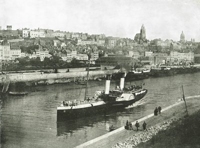 منظر من الرصيف الغربي ، بولون ، فرنسا ، 1895. بواسطة غير معروف