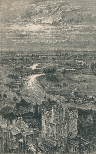 منظر من البرج الدائري ، 1895 بواسطة غير معروف