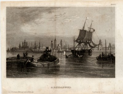 منظر لأرخانجيلسك ، 1833 بواسطة غير معروف