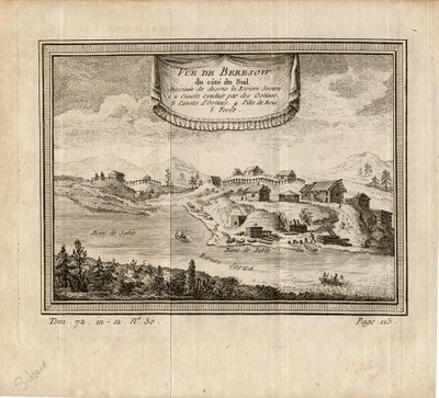 منظر بيريزوف ، ج. 1750 بواسطة غير معروف