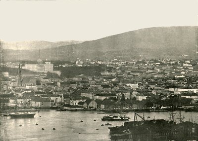 منظر كريستيانيا ، أوسلو ، النرويج ، 1895. بواسطة غير معروف