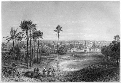 منظر لمدراس ، الهند ، c1860 بواسطة غير معروف