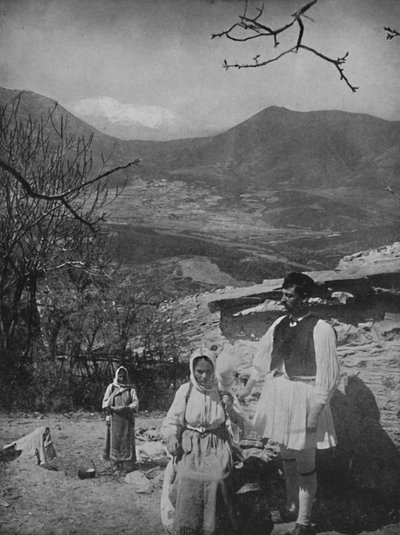 منظر لجبل بارناسوس ، 1913 بواسطة غير معروف