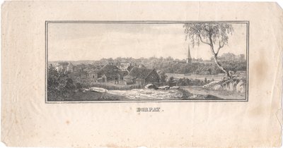 منظر لتارتو ، 1800 بواسطة غير معروف