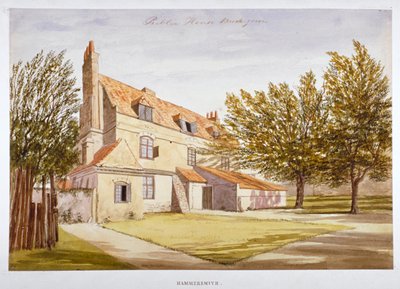 منظر لمنزل عام ، بروك جرين ، هامرسميث ، لندن ، c1820 بواسطة غير معروف