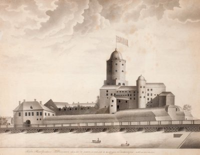 منظر لقلعة فيبورغ ، ج. 1840 بواسطة غير معروف