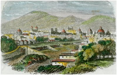 منظر لمدينة كوزكو ، بيرو ، c1875 بواسطة غير معروف