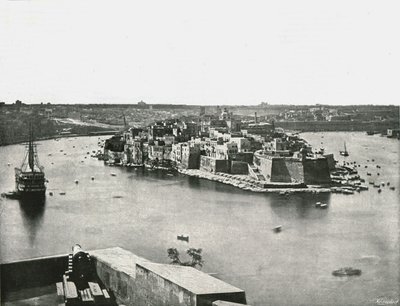 منظر للميناء ، فاليتا ، مالطا ، 1895. بواسطة غير معروف