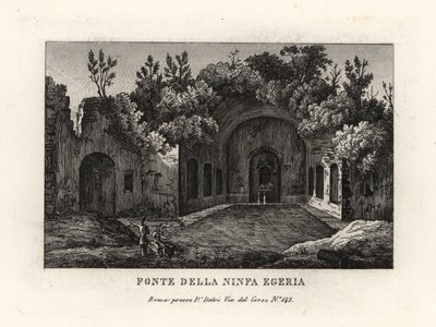 منظر لربيع الحورية Egeria ، Egeria nympheum ، Ninfeo d