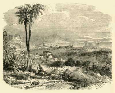 منظر على ساحل صقلية ، 1890. بواسطة غير معروف