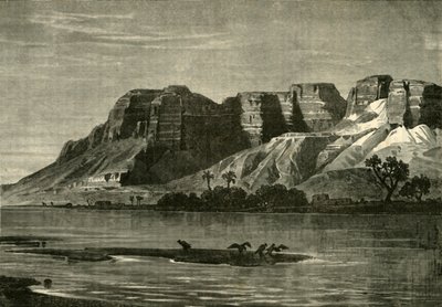 منظر على النيل ، 1890. بواسطة غير معروف