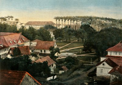 Ville De Cayenne Place DArmes ، مدينة كاين ، 1900. بواسطة غير معروف