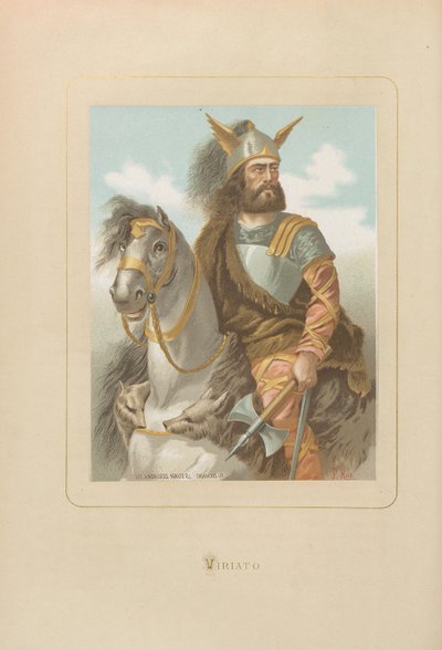 فيرياتوس. من: مشاهير الرجال والنساء في كل العصور بواسطة خوان لاندا ، 1875-1877. بواسطة غير معروف