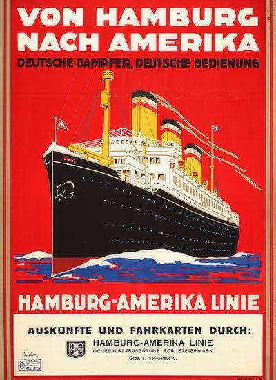 من هامبورغ إلى أمريكا. النمسا ، غراتس ، 1938-1939 (ج. وينر ، فيينا) بواسطة غير معروف