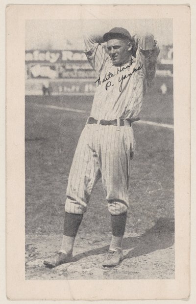 وايت هويت ، بي يانكس ، من بطاقات قطاع البيسبول W575-2 ، كاليفورنيا. 1921-1922. بواسطة غير معروف