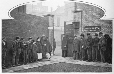 في انتظار القبول في St Marylebone Workhouse ، Luxborough Street ، London ، c1901 1903 بواسطة غير معروف