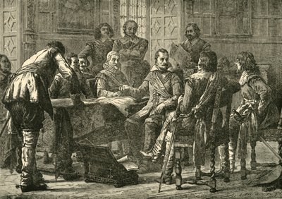 عقد فالنشتاين وتيلي مجلس حرب ، 1626 ، 1890. بواسطة غير معروف