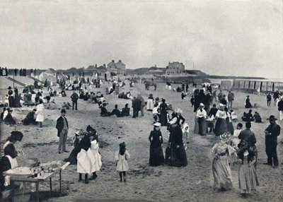 والتون أون ذا نايز - مشهد على الشاطئ ، 1895 بواسطة غير معروف