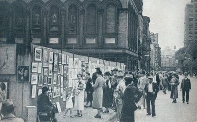 ساحة واشنطن ، قرية غرينتش ، نيويورك ، الولايات المتحدة الأمريكية ، 1935 بواسطة غير معروف