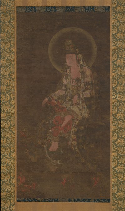 Water-Moon Avalokiteshvara ، القرن الرابع عشر. بواسطة غير معروف