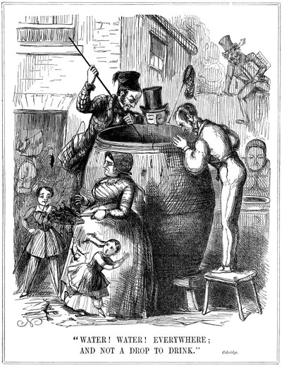 ماء! ماء! في كل مكان ، وليس قطرة للشرب ، 1849 بواسطة غير معروف