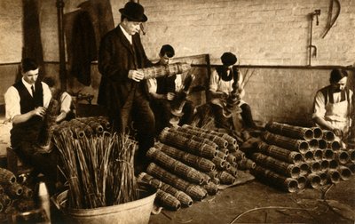سلال النسيج لقذائف المدفعية ، نوتنغهام ، الحرب العالمية الأولى ، 1914-1918 ، 1933. بواسطة غير معروف