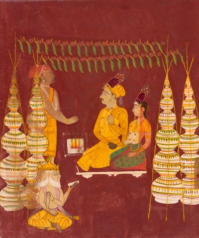 حفل زفاف مع براهما في الحضور ، كاليفورنيا. 1680. بواسطة غير معروف