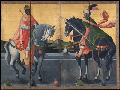الملوك الغربيون على ظهور الخيل ، الثلث الأول من القرن السابع عشر. بواسطة غير معروف